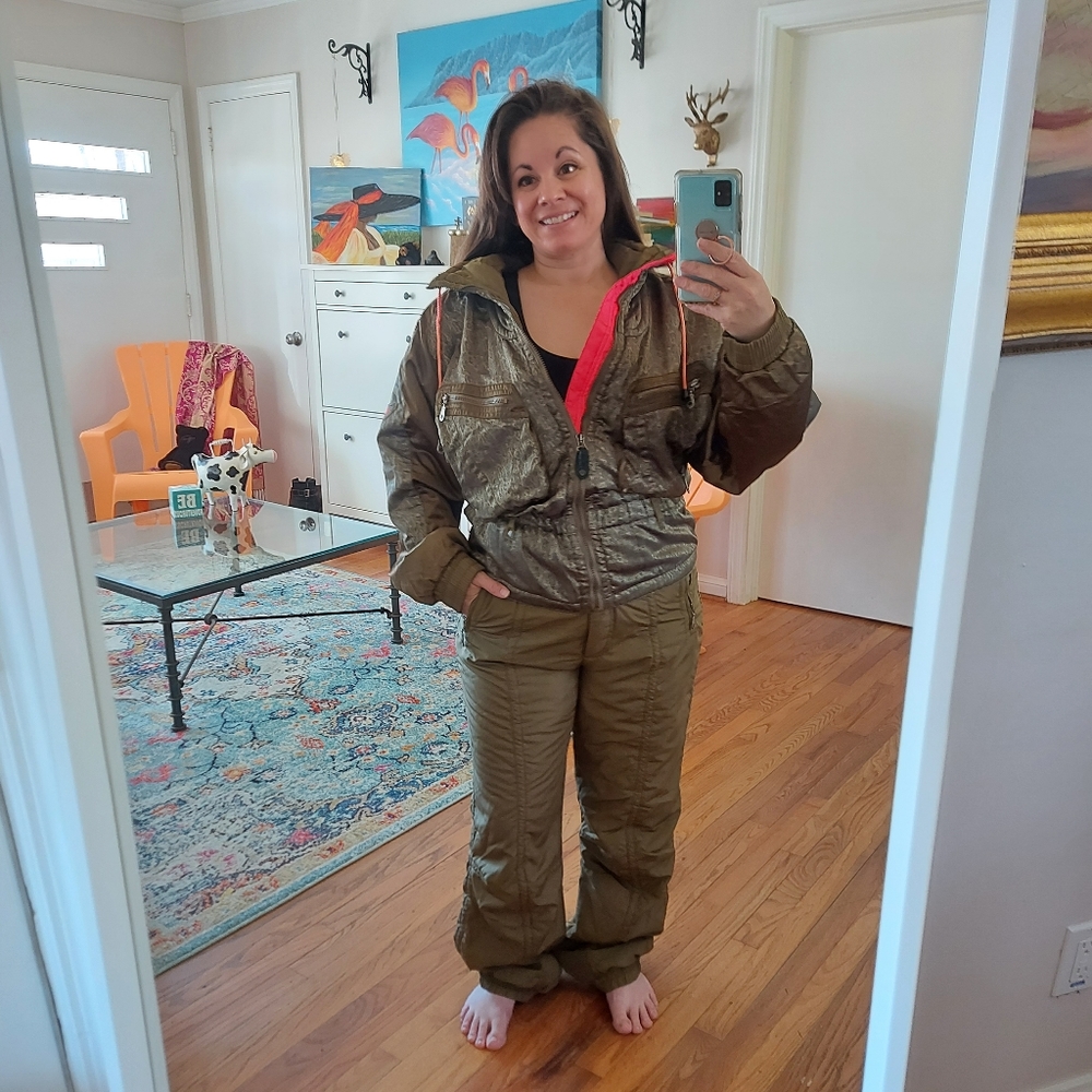 Vintage 80's Kaelin Ski Suit Jacket and Pants Size 12